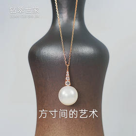 【现货】18K金珍珠项链简约温柔风百搭款【尺寸9.4mm】  【一物一证书】