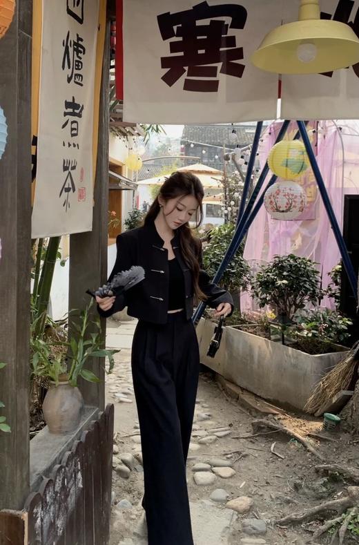 🌸首发!!【伊泺杉新中式国风套装】美到想焊身上 ！🌞我好像发现了新中式穿搭的天花板！ 与美好撞个满怀~ 商品图6