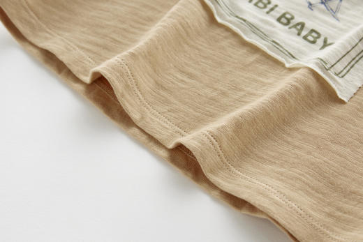 拉比-童衣类（夏）I5自然度假圆领衣卡其（PH) 商品图1