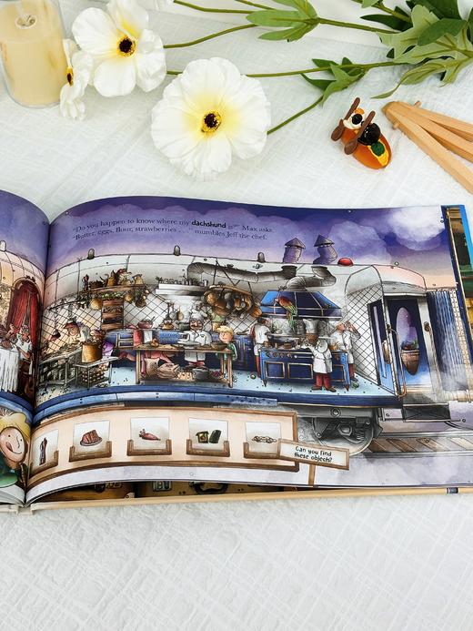 【Clavis】Where’s dax in  the  Train 原版英文儿童绘本 商品图4