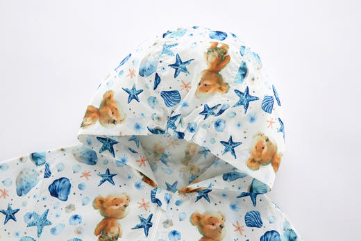 拉比-童衣类（春）I5拉比熊连帽外套灰蓝（PH) 商品图2