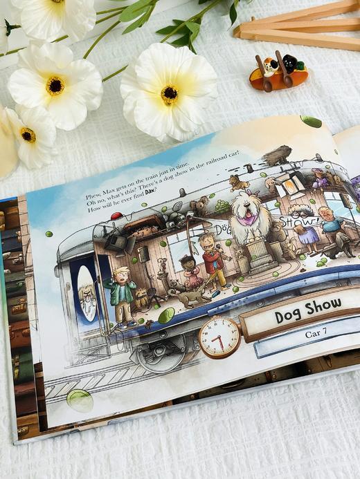 【Clavis】Where’s dax in  the  Train 原版英文儿童绘本 商品图1