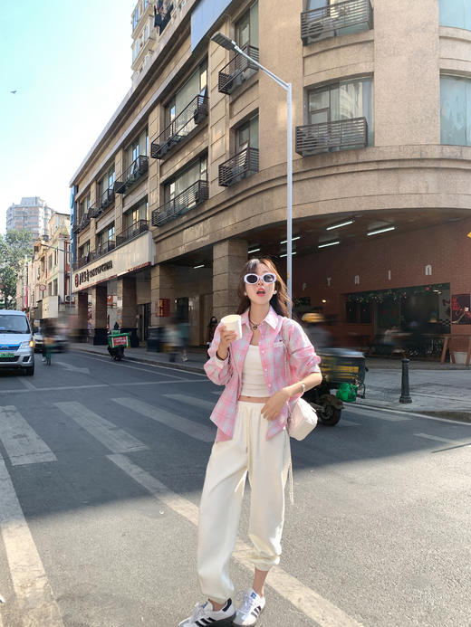 【189元任选2件】最后一波现货！粉色格子衬衫 商品图5