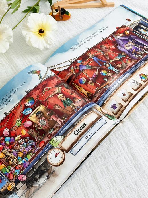 【Clavis】Where’s dax in  the  Train 原版英文儿童绘本 商品图3