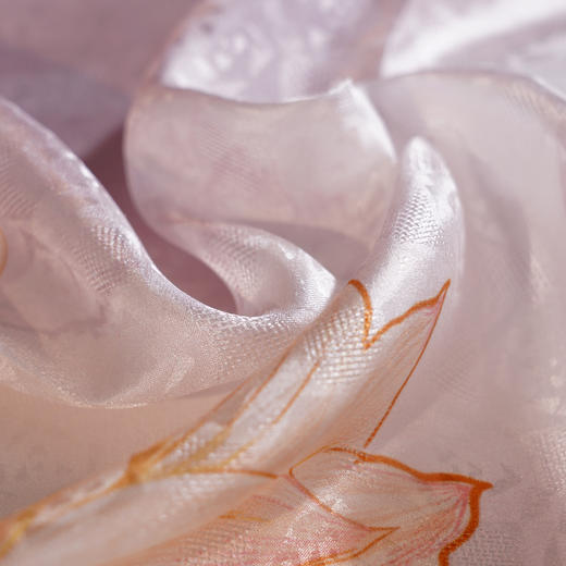 100%桑蚕丝 国风 多款花色美丽丝巾 经典百搭 超大尺寸 商品图2