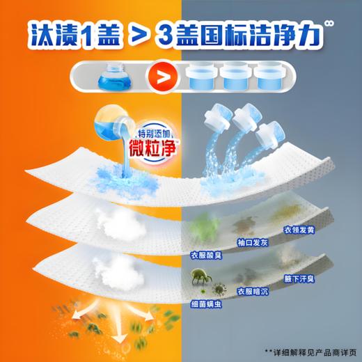 【亚欧超市】汰渍洁雅百合洗衣液劲爆装500g/袋 商品图1