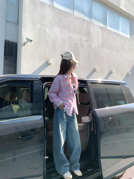 【189元任选2件】最后一波现货！粉色格子衬衫 商品图8