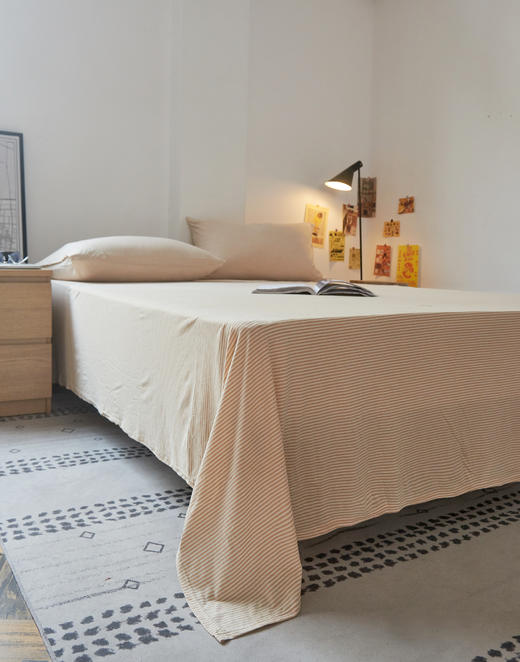 【特价】有机彩棉针织床单  220*250cm 商品图11