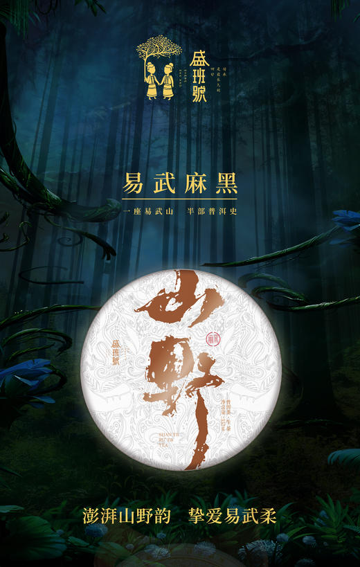 云南临沧山野普洱茶·生茶357g 商品图0