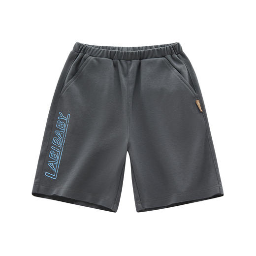 拉比-童衣类（夏）I5自然五分裤深灰（PH) 商品图0