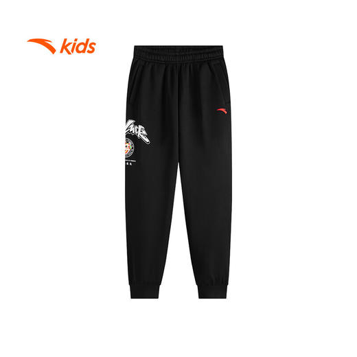 安踏儿童裤子男女大小童2024冬季加绒保暖新年针织运动长裤A72518721 商品图0