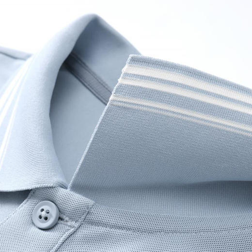 夏季新品商务休闲polo衫男士短袖T恤舒适无痕珠地翻领男上衣  HLS-GF81016 商品图9