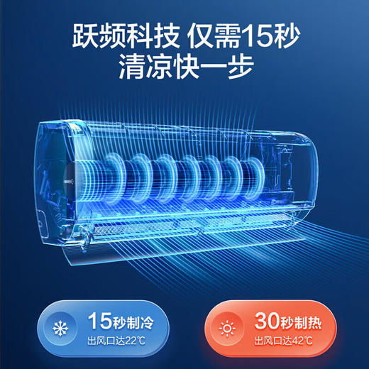 海尔（Haier）空调1.5匹强劲冷暖新一级能效节能变频家用卧室挂机 壁挂式独立除湿全屋智联升级大导板 以旧换新 1.5匹 一级能效 省电+升级大风口 商品图10