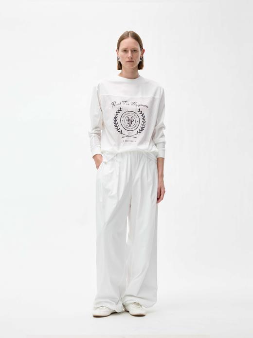 做旧印花网眼T恤 商品图0