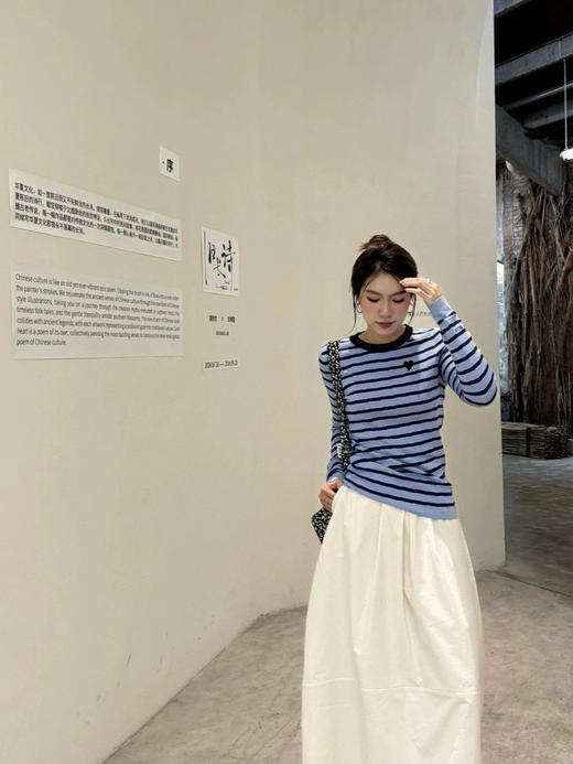 针织棉条纹海风条纹 商品图6