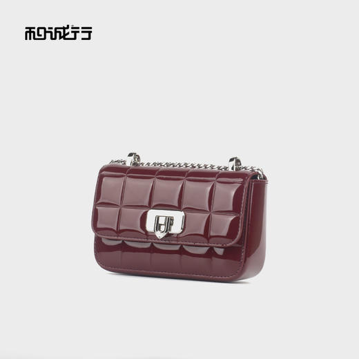 和诚行 2025新款时尚链条单肩包百搭通勤小方包4420148 商品图1