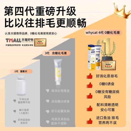 whycat化毛膏猫咪专用排毛球呵护肠胃 商品图1