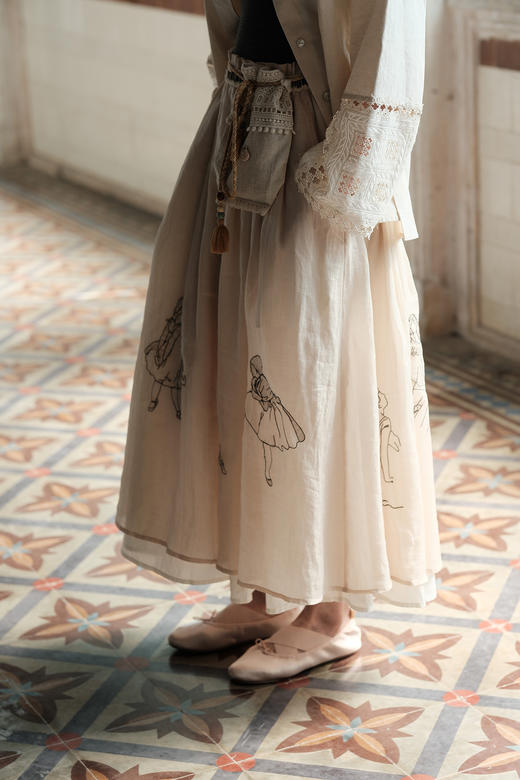 重工古典蕾丝 | 棉麻手挎包/腰包 商品图7