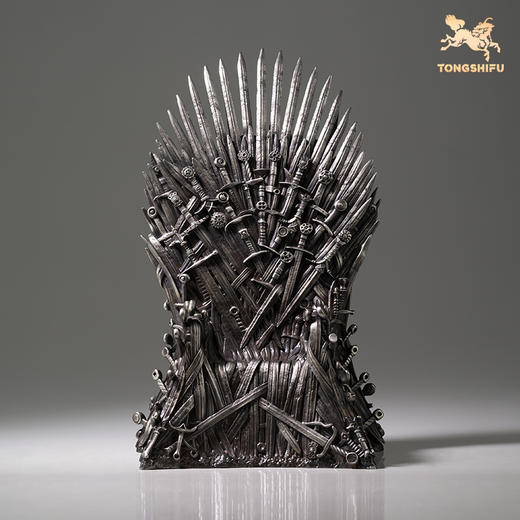 铜师傅 正版授权《权力的游戏》铁王座手办 客厅白铜摆件 商品图2