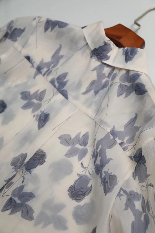 LPIUTY品牌直发⚠️水墨玫瑰天丝衬衫 A0262013 商品图11