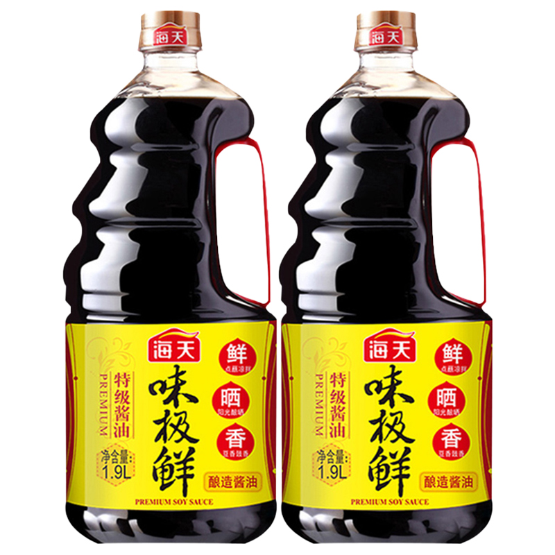 海天味极鲜酱油1.9L