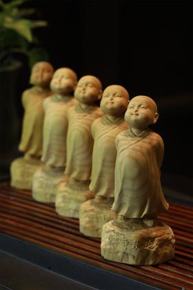 宁静致远°黄杨木摆件