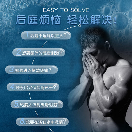 『视觉冲击』黑魂白沫后庭润滑 商品图1