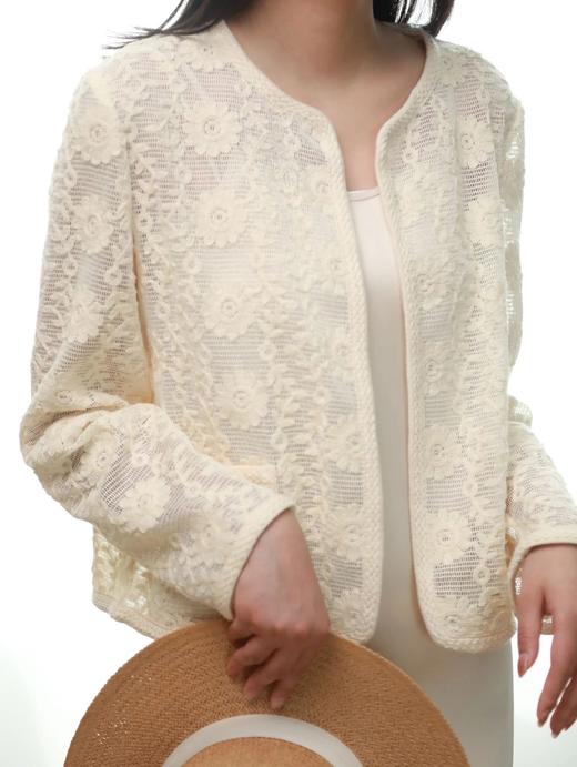 LPIUTY品牌直发！纯手工立体镂空钩花刺绣外套 C12TJ-99923 商品图3