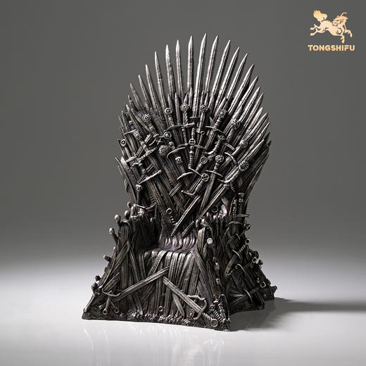 铜师傅 正版授权《权力的游戏》铁王座手办 客厅白铜摆件 商品图1