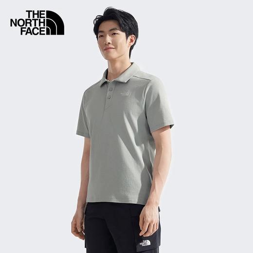 清仓！独家渠道 四色！男女同款！THE NORTH FACE刺绣logo标短䄂翻领POLO衫  脸脸短袖 商品图4