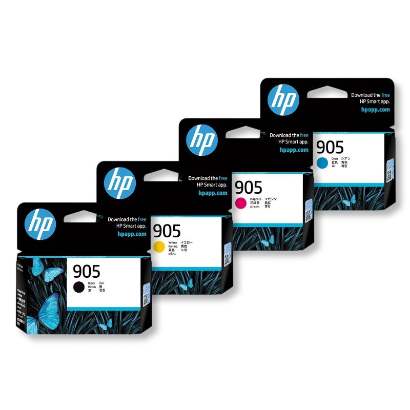 惠普（HP）原装905XL黑色墨盒彩色墨水盒OfficeJet Pro 6950 6960 6970打印机