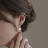 【粉水晶耳环】耳坠女天然粉水晶S925银耳饰品时尚轻奢芙蓉石耳钉JE25001 商品缩略图2