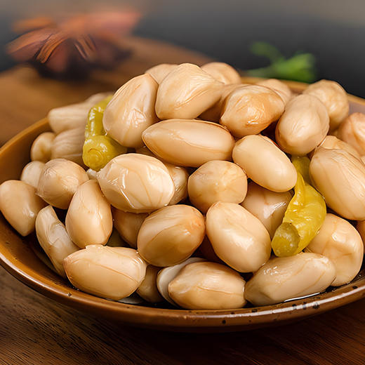 【香辣爽口❗️山椒味卤花生米】甄选品质原料制作，优质花生与泡山椒让人回味无穷，即食下酒菜，宿舍抗饿辣味零食小吃L 商品图1