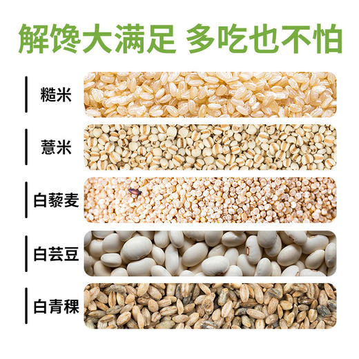 秒杀【19.9抢❗️五白谷物即食麦片】甄选品质原料制作，糙米/薏米/白藜麦/白芸豆/白青稞，解馋大满足多吃也不怕，美物营养无负担，早餐代餐八珍粉，非杏仁七白饮山药粉L 商品图1