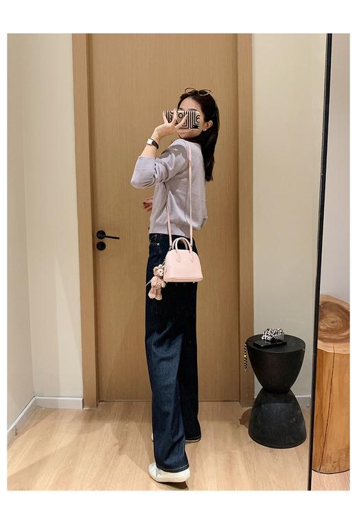 春秋冬三季丹宁原色直筒修身窄版牛仔裤 商品图14