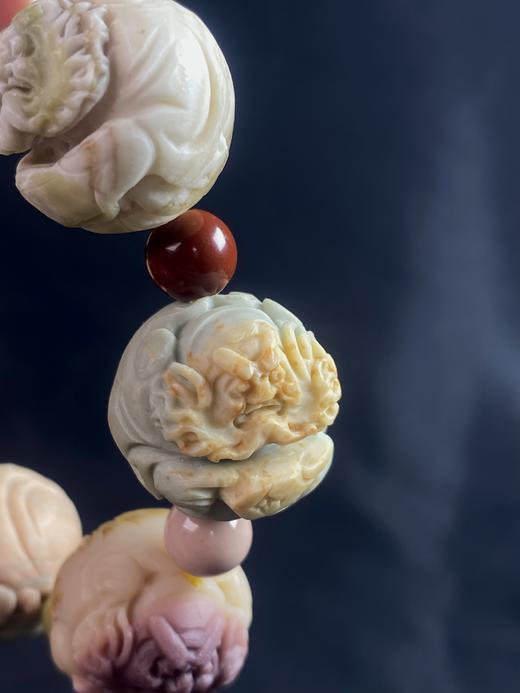 阿拉善玛瑙十八罗汉手串 商品图2