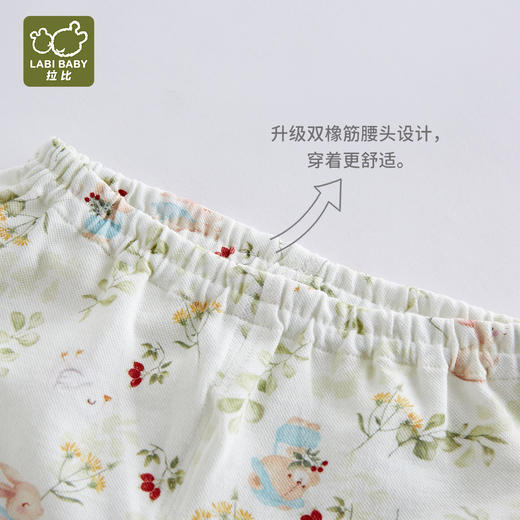 拉比-内衣类（春）I5森林肩开服套装浅绿（PH) 商品图2