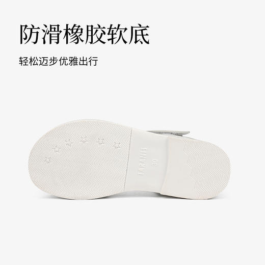 泰兰尼斯夏季中大童烫钻蝴蝶结女童凉鞋T07D2B1789 商品图3