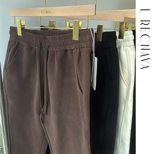 【双面毛呢600g】加厚防风束脚抽绳卫裤 商品图4