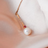 【现货】18K金0珍珠项链红宝石镶嵌轻奢设计款【尺寸8.2mm】  【一物一证书】 商品缩略图2