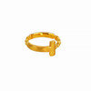 【现货】  足金999 5D工艺 戒指几何T字时尚款【金重约1.13g圈口16.3mm】  【一物一广州省检标签】 商品缩略图4