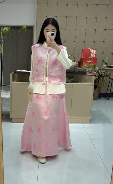 【抖音专属】圆领马甲24804934杨妃高定款 商品图2