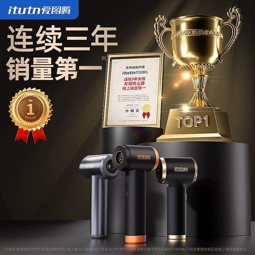 爱图腾M8pro车载吸尘器车用大吸力超强吹吸机汽车高强力无线手持【233-3】 商品图1
