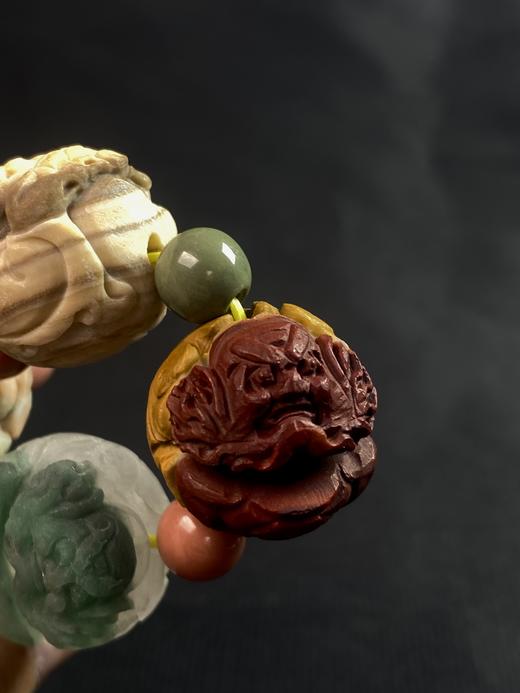 阿拉善玛瑙十八罗汉手串 商品图6