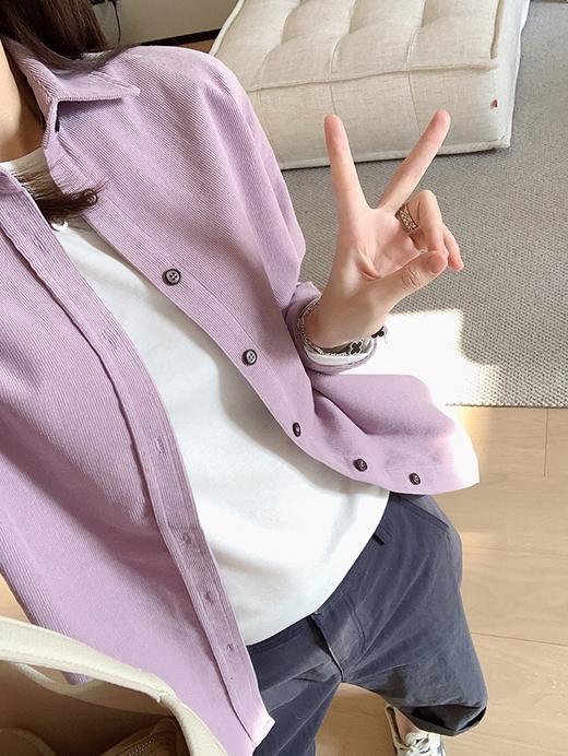 早春特调细腻灯芯绒衬衫外套 商品图12