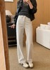 新款经纬双染织条四面弹牛仔直筒裤 商品缩略图2