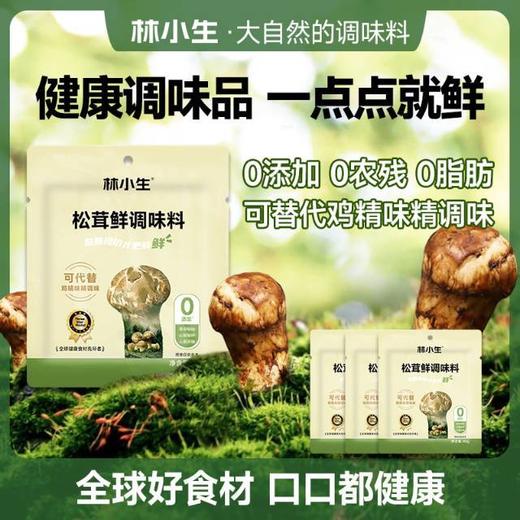 严选 | 林小生松茸鲜调味料100g*5瓶+40g*11袋 煲汤炒菜调味 菌菇提鲜调味料 商品图0
