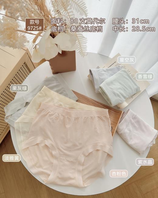 特大丰满裸氨加棉裆无痕脚口提花无缝女士三角内裤2919/2192/9725/9759 商品图0