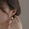 【黄水晶耳钩】耳坠女S925银黄水晶轻奢时尚彩色宝石耳钩耳环饰品JE25007 商品缩略图2