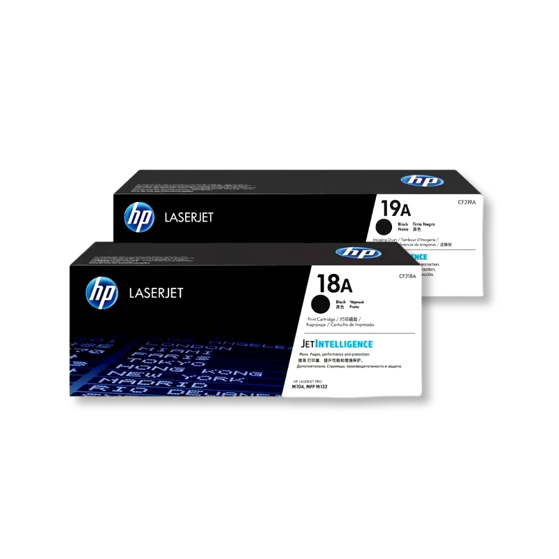惠普（HP）原装18A粉盒硒鼓CF218A硒鼓/19A成像鼓M104a M104w M132a M132nw M132fn M132fp 132snw打印机CF219a